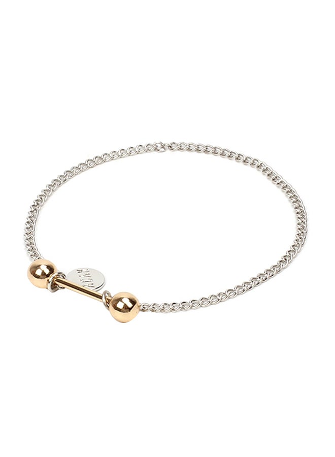 خلخال من خليط معدني على شكل سلسلة