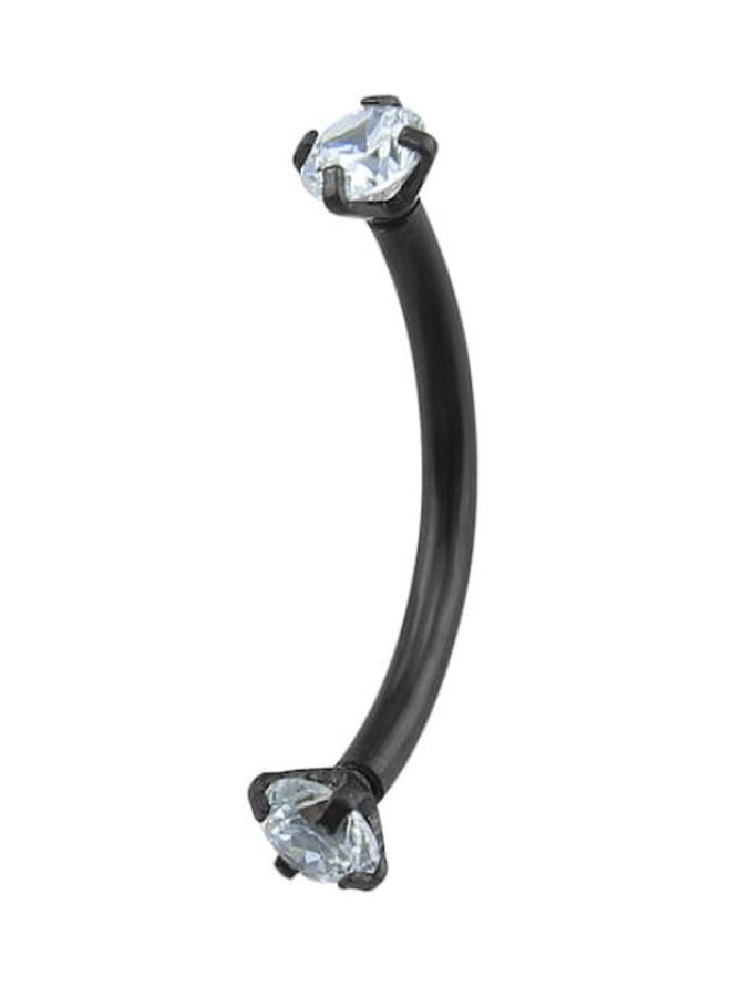 Stainless Steel Curved Barbell Eyebrow Ring