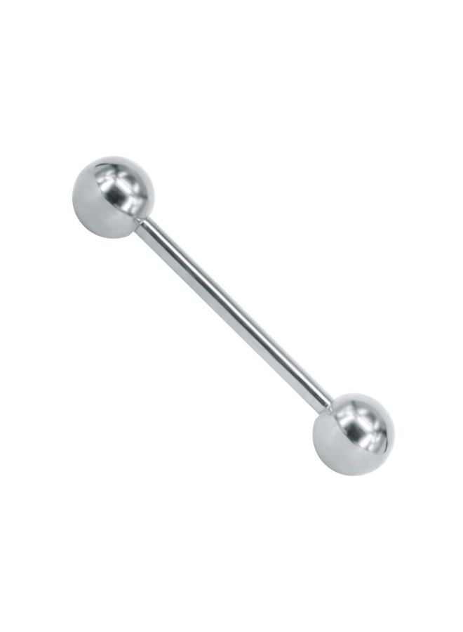 Stainless Steel Barbell Tongue Ring 
