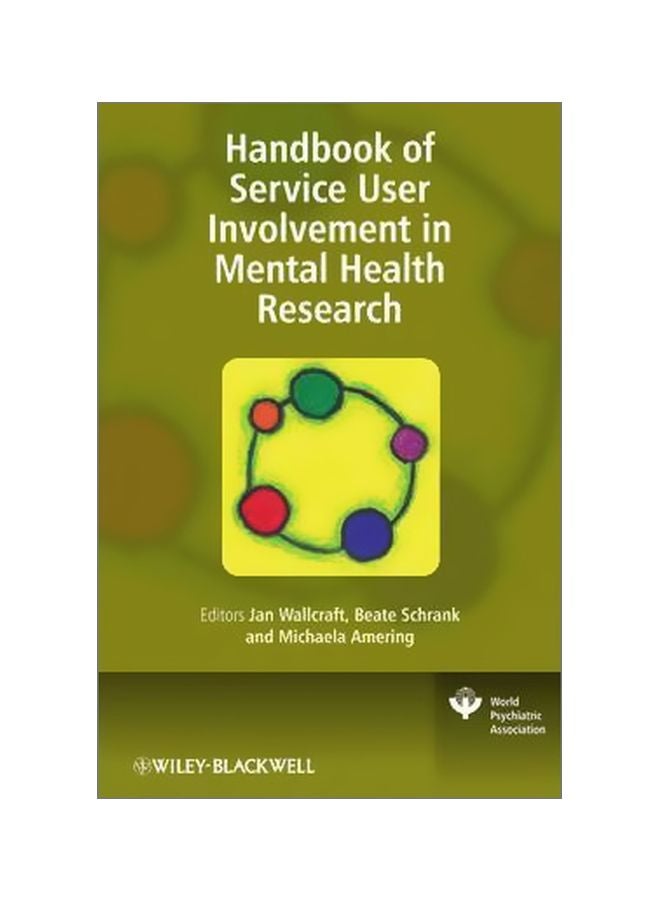 Handbook Of Service User Involvement In Mental Health Research Hardcover English by Jan Wallcraft - 22-Jun-09