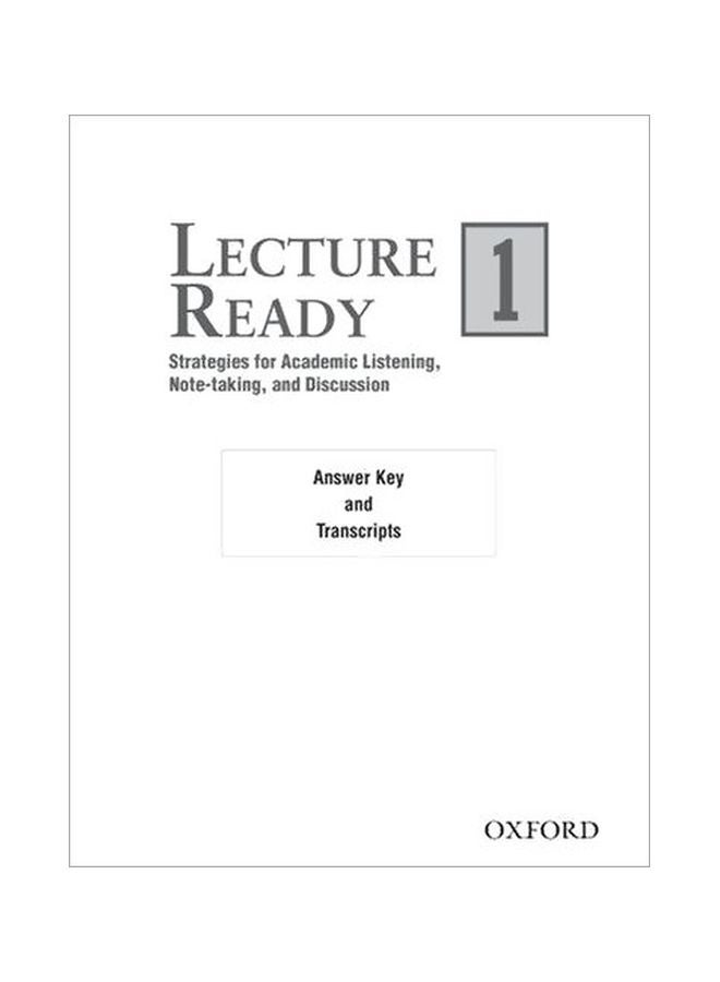 null - Lecture Ready 1 : Strategies For Academic Listening Note Taking And Discussion Paperback English by K. Sherak - 19 October 2006 - Image 1