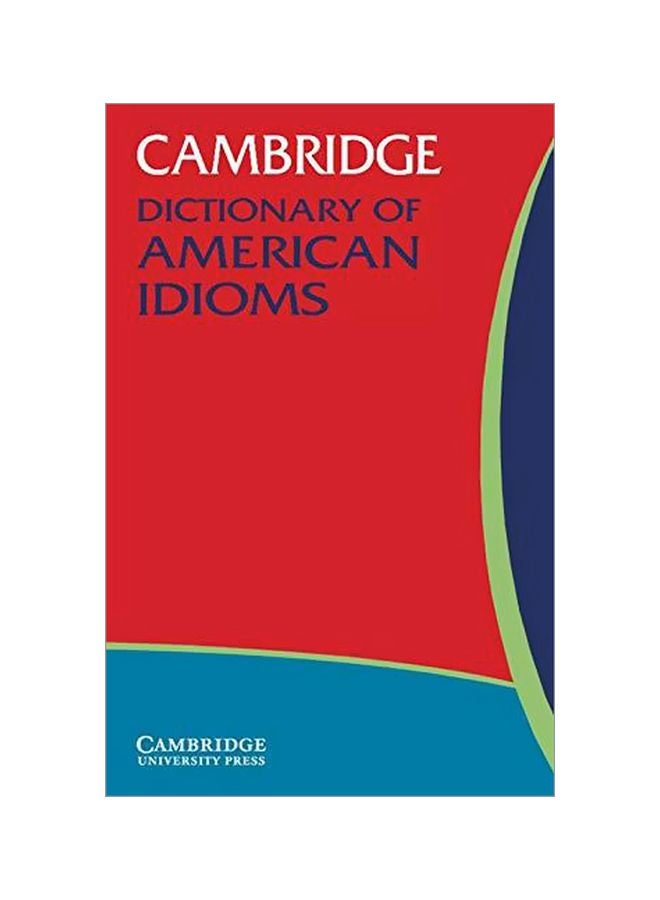null - Cambridge Dictionary Of American Idioms Paperback English - 01-Nov-03 - Image 1