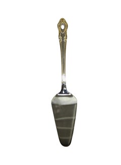 Cc Golden Frame Serving Spoon Silver 25centimeter  - Image 1