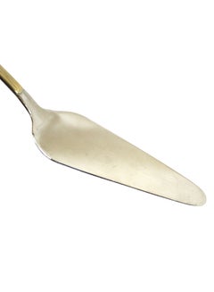 Cc Golden Frame Serving Spoon Silver 25centimeter  - Image 2