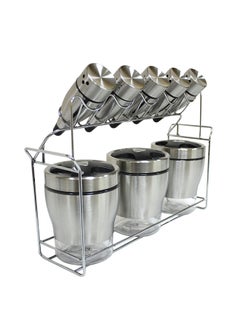Cc 9-Piece Kitchen Gift Set Silver 16x17x35cm  - Image 1