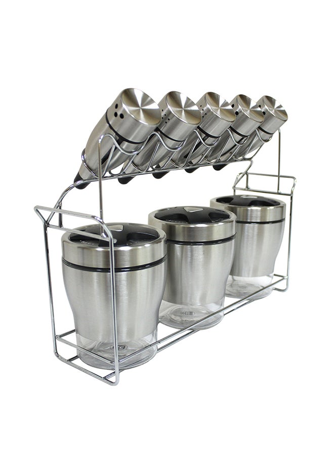 Cc 9-Piece Kitchen Gift Set Silver 16x17x35cm  - Image 1