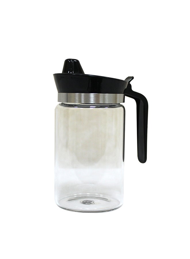 Cc Oil And Vinegar Jar Silver/Clear 17x9x11centimeter  - Image 1