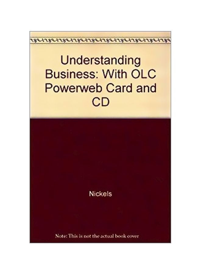 Understanding Business : With OLC Powerweb Card And CD Paperback English by Nickets - 01-Mar-04 