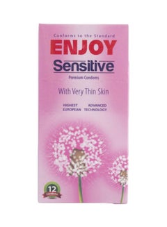 ENJOY 12-Piece Sensitive Condom  - Image 1