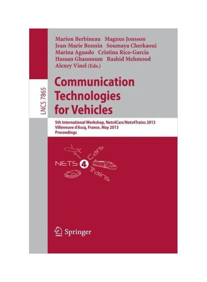 Communication Technologies For Vehicles Paperback English - 19-Apr-13 