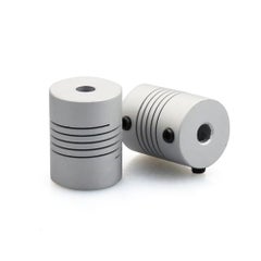 Generic 4-Piece Flexible Coupling Diameter 3D Printer Set Silver  - Image 4