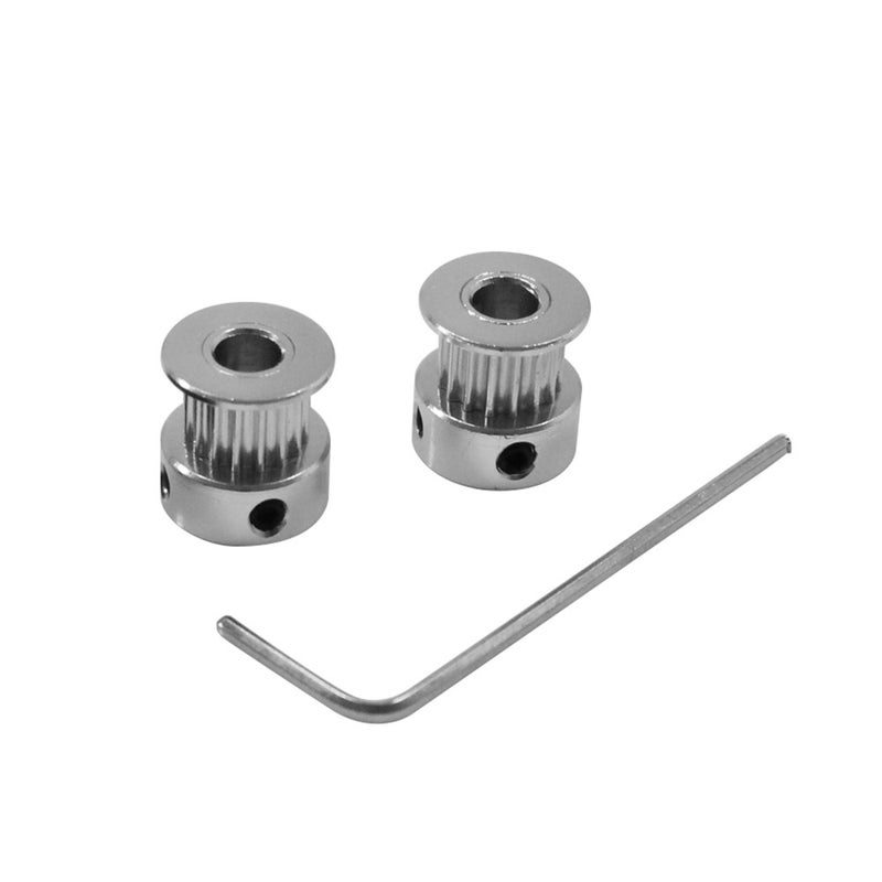 Aibecy 4-Piece 3D Printer Pulley Wheel Set Black  - Image 5