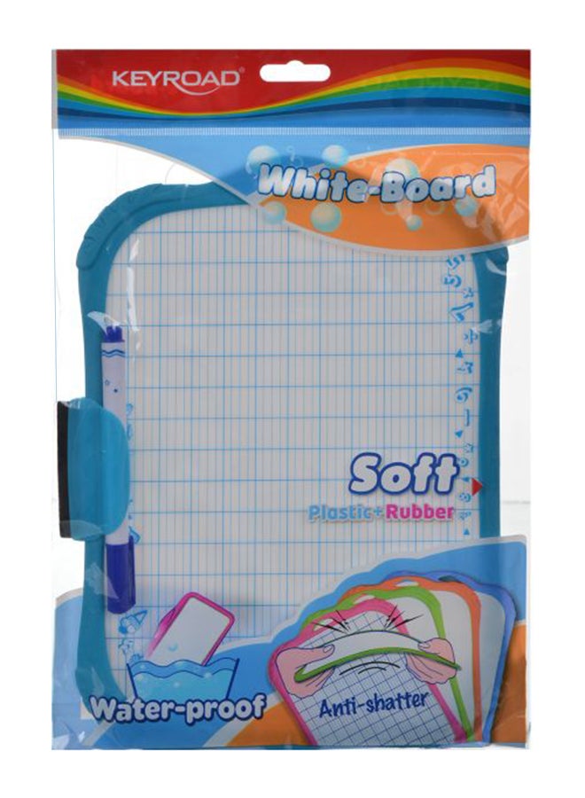 سبورة بيضاء كي رود ضد الكسر أزرق/ أبيض