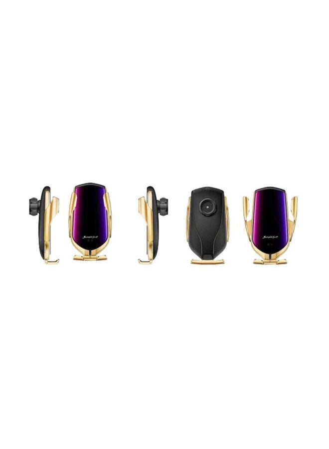 Clamping Wireless Car Charger Gold - Image 2