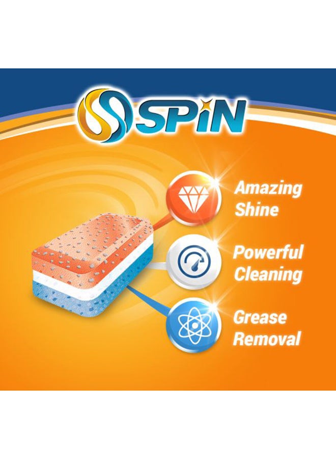 سبين عبوة أقراص تنظيف لغسالة الأطباق تحتوي على 28 قرص - Image 3