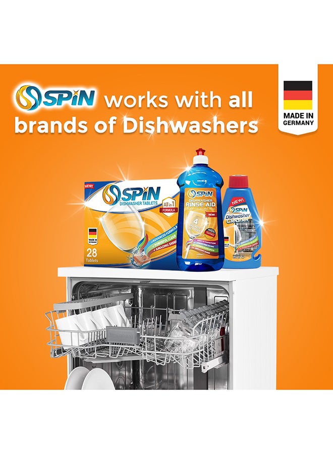 Spin - Dishwasher Tablet Set 28 Tablets Pack of 10 - Image 1