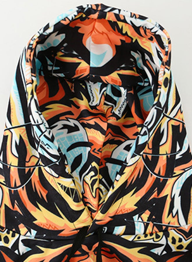 Generic - Polyestertrendy 3D Digital Animal Printing Tiger Hoodie Couple Street Multicolour - Image 1