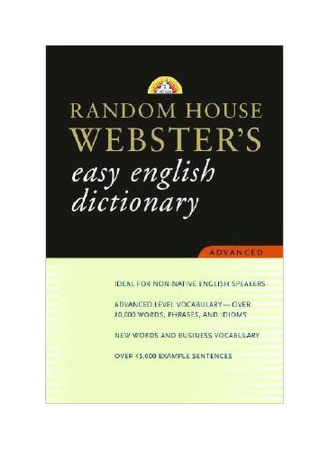 Random House Webster's: Easy English Dictionary Advanced paperback english - 15-Feb-07