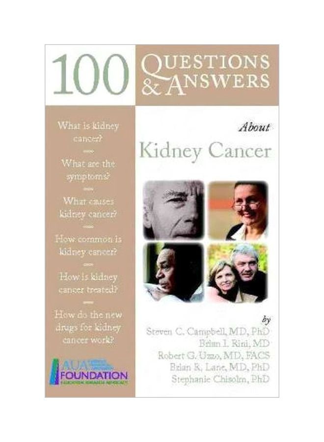 100 Questions And Answers About Kidney Cancer Paperback English by Robert G. Uzzo - 12-Mar-08 