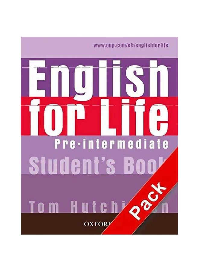 English For Life : Pre-Intermediate Student's Book Spanish by Tom Hutchinson - 28-Mar-07