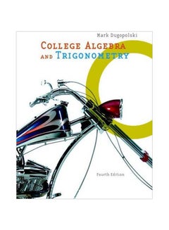 College Algebra And Trigonometry Hardcover English by Mark Dugopolski - 05-Apr-06 