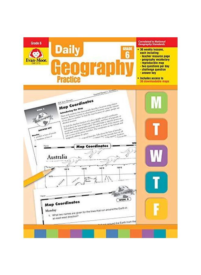 Daily Geography Practice Grade 6 English 38200 