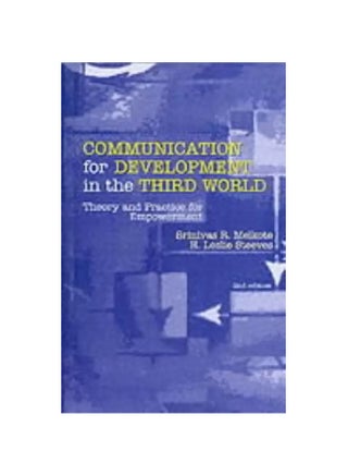 Communication For Development In The Third World: Theory And Practice For Empowerment Paperback English by Srinivas Raj Melkote - 17-Dec-01 - v1572525909/N31871599A_1