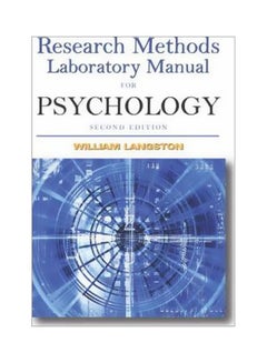 Research Methods Laboratory Manual For Psychology English by William Langston - 01-Mar-06