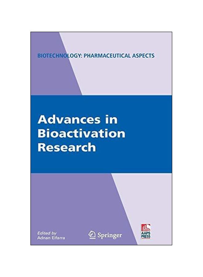 Advances In Bioactivation Research Hardcover English - 01-Nov-08 