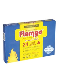 24 Piece Firelighter Cubes Set 285grams