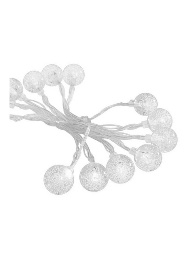 Generic Crystal Globe Shaped LED Light Yellow  - Image 2