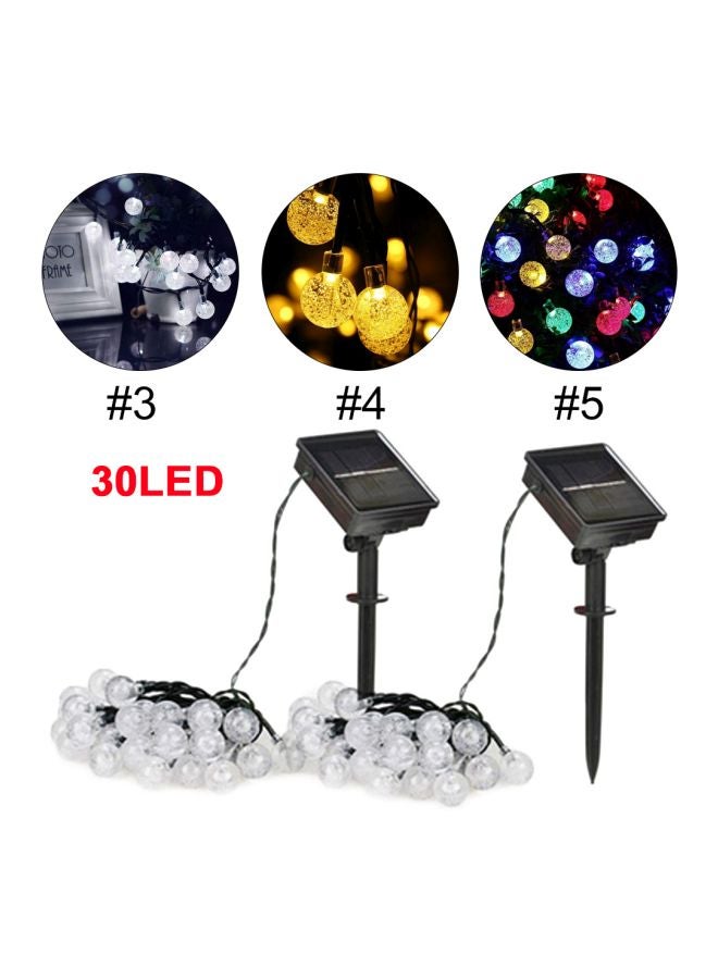 Generic Crystal Globe Shaped LED Light Yellow  - Image 4
