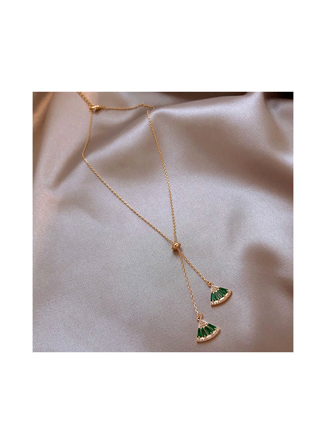 Delicate Fan Design Chic Ladylike Necklace