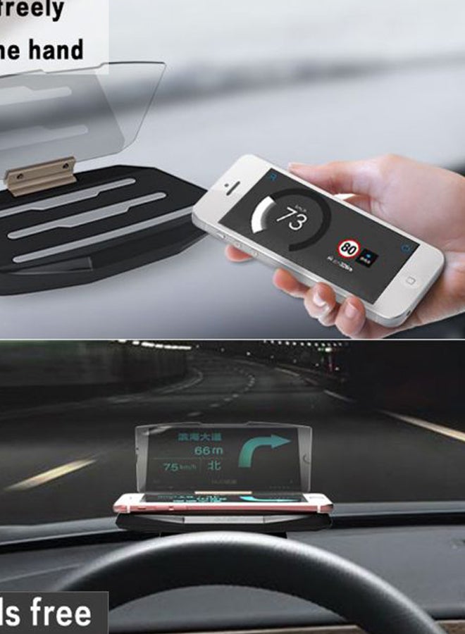 Generic - Smartphone Navigation HD Reflection Head Up Display Holder Mount - Image 1