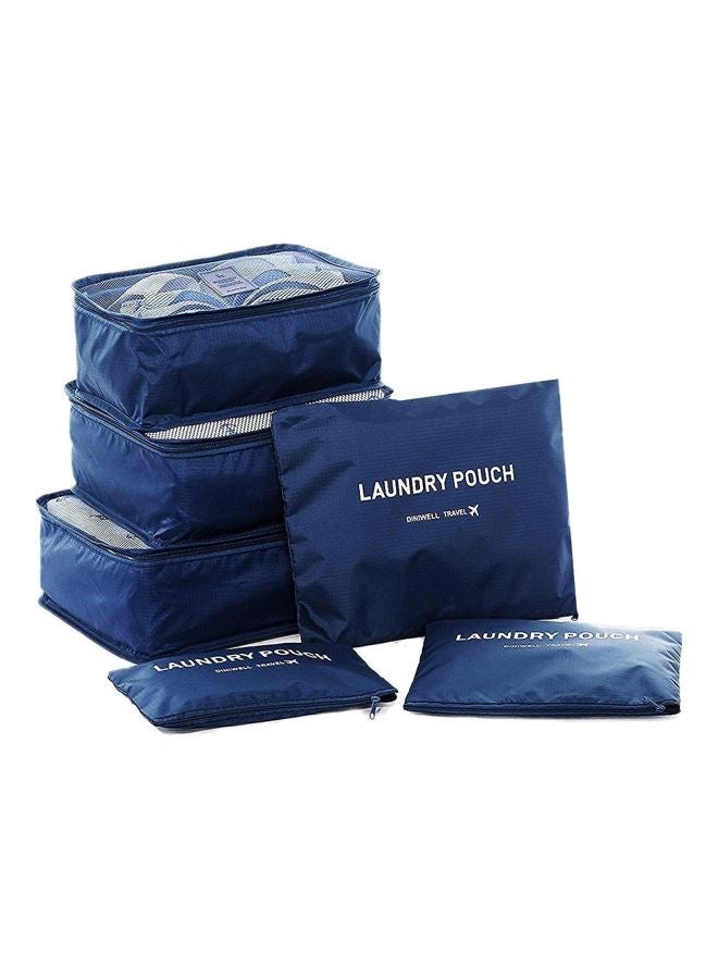 ستايليز طقم تنظيم مستحضرات التجميل من 7 قطع أزرق - Image 3