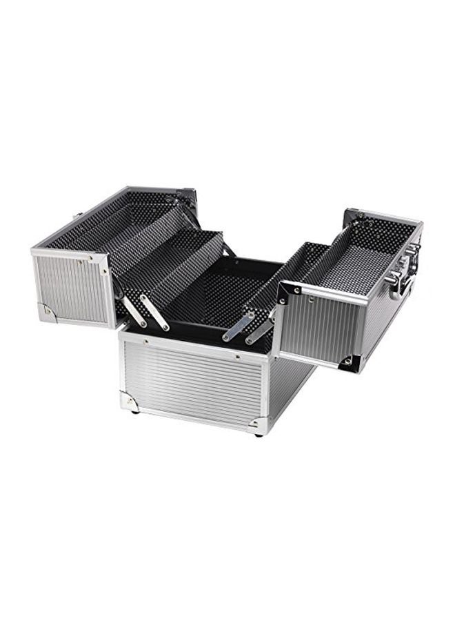 Creative Cosmetic Organizer Box Silver  - Image 1