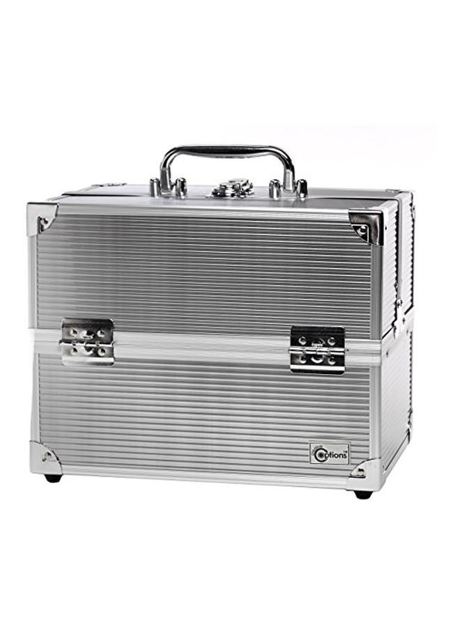 Creative Cosmetic Organizer Box Silver  - Image 3