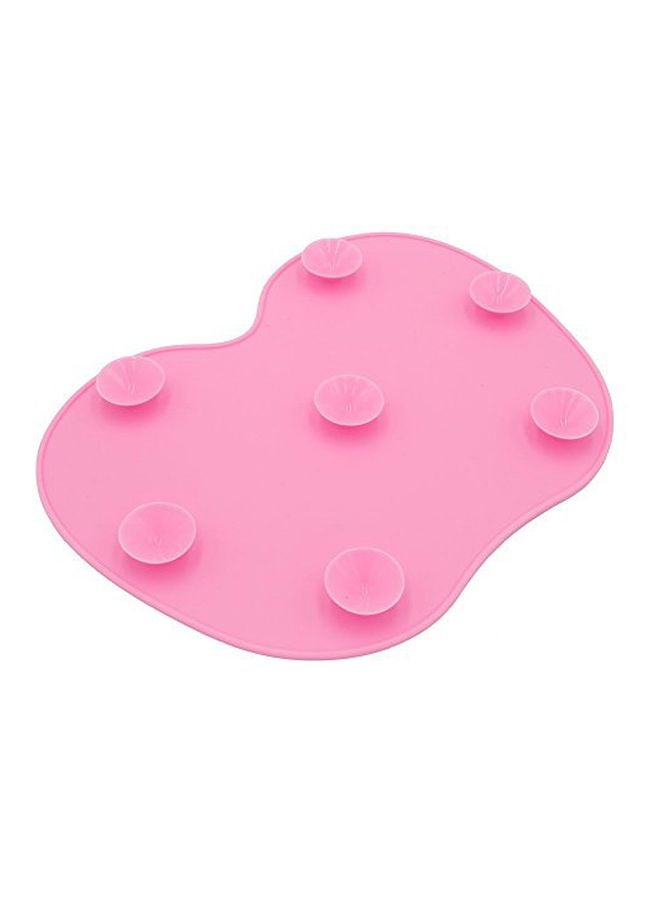 Ranphykx Silicone Makeup Cleaning Scrubber With Suction Cup Pink - Image 2