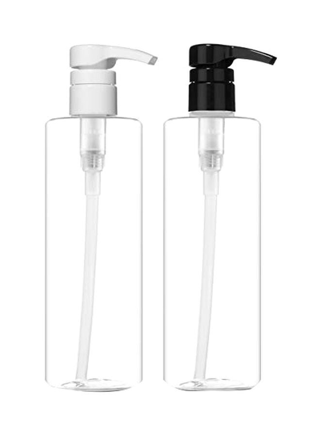 Bar5F Plastic Pump Bottle Clear/Black - Image 1