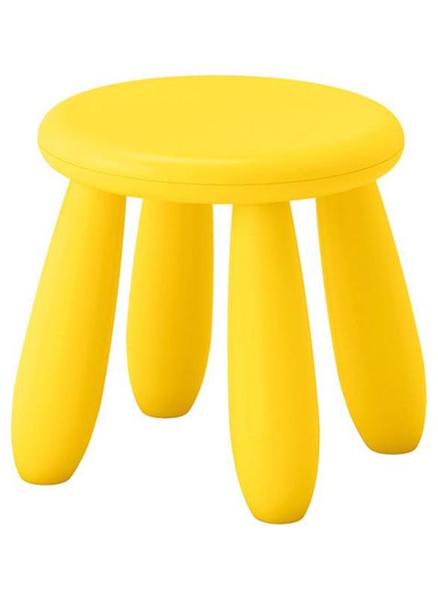 Indoor-Outdoor Stool Yellow