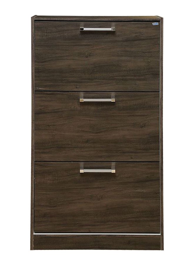 3 Drawer Lincolyn Shoe Rack Brown