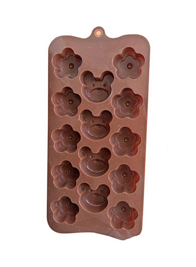 14 Grids Ice Cube Mold Beige 22.50 x 2.00 x 11.00centimeter  - Image 1