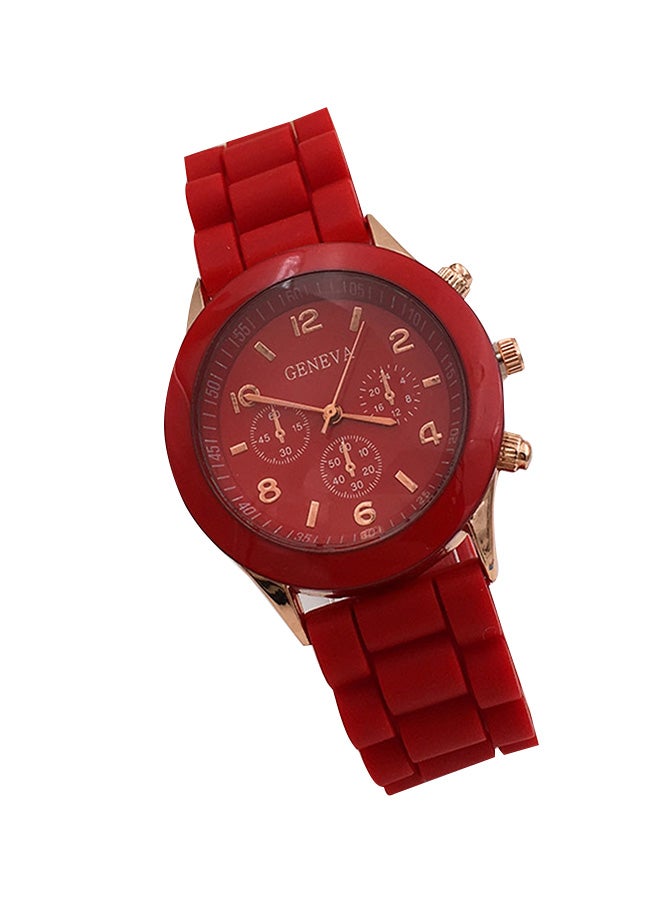 جنيفا ساعة يد رياضية بعقارب وقرص مستدير طراز NNSB03703787 للرجال - Image 1