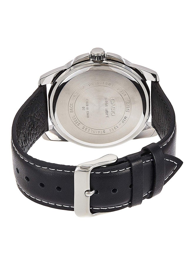 كاسيو ساعة يد كوارتز بعقارب بسوار جلدي MTP-1314L-8AV للرجال - Image 2
