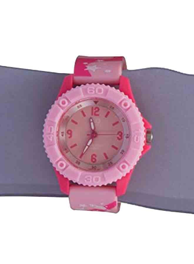 Girls' Rubber Analog Quartz Watch VQ96J019Y - 35 mm - White/Pink - v1572583744/N11818217A_4