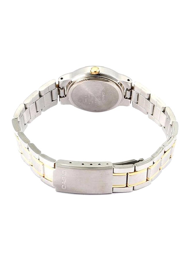 CASIO Women's Stainless Steel Analog Watch LTP-1131G-7BRDF - 27 mm - Silver/Gold - Image 2