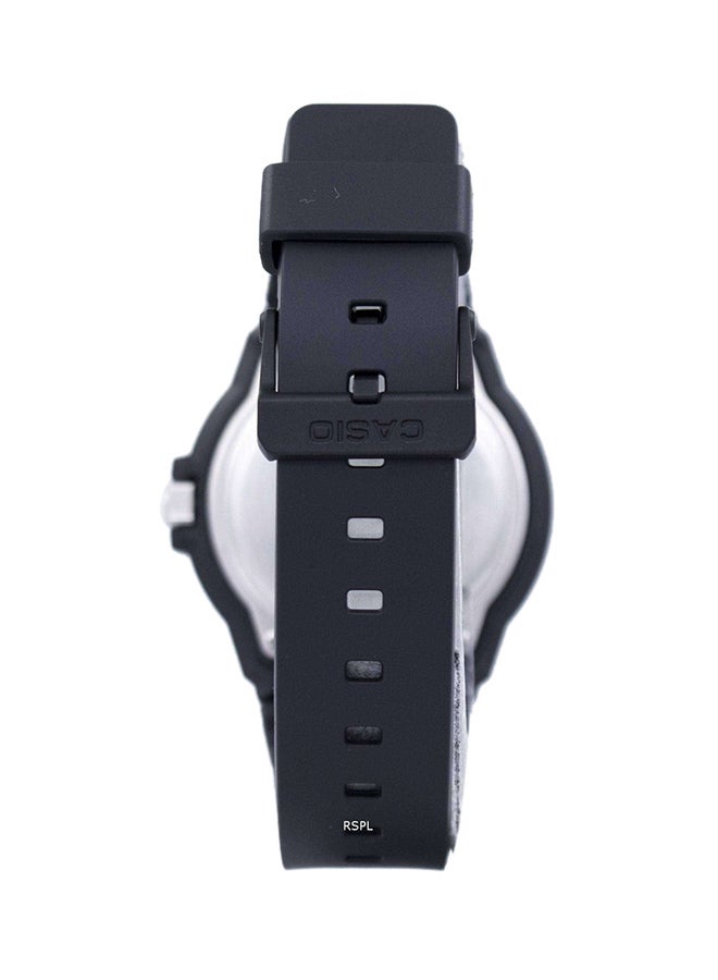 كاسيو ساعة يد إنتايسر كوارتز بعقارب طراز MRW-200H-4BVDF - قياس 42 مم - أسود للرجال - Image 4