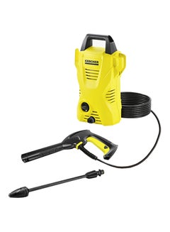 KARCHER 240V K2 Compact High Pressure Washer With Accessories Yellow/Black  - Image 1