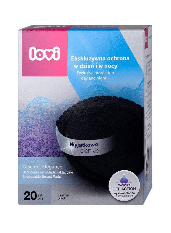 لوفي مجموعة وسادات الثدي فائقة الامتصاص لليل والنهار مكونة من 20 قطعة - Image 3