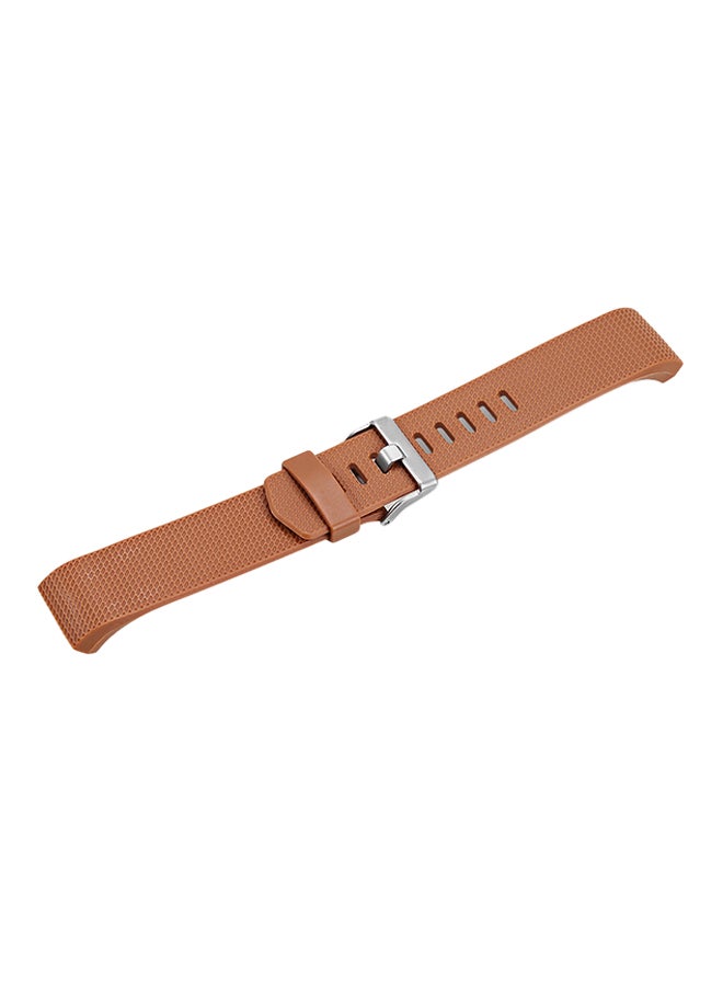 Silicone Strap For Fitbit Charge 2 Smart Watch 22 mm 2018082621 Orange  - Image 3